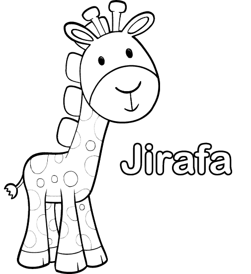 Dibujos de Girafas para pintar
