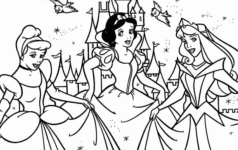 dibujos de Princesas para pintar